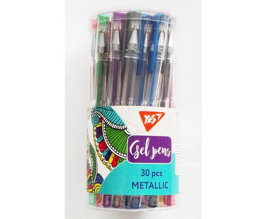Ручка гелевая Yes Metallic 15 цветов (420428) Ручка гелевая Yes Metallic 15 цветов (420428)