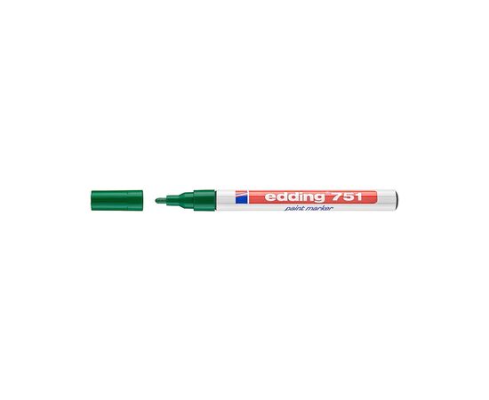 Маркер Edding Paint 1-2 мм круглый зеленый (e-751/04) Маркер Edding Paint 1-2 мм круглый зеленый (e-751/04)