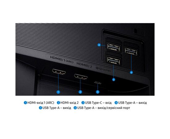 Монитор Samsung LS32FM702UIXUA, изображение 8 Монитор Samsung LS32FM702UIXUA, изображение 8