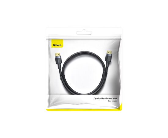 Кабель мультимедійний HDMI M to HDMI M 3.0m Baseus (CADKLF-G01), зображення 9 Кабель мультимедійний HDMI M to HDMI M 3.0m Baseus (CADKLF-G01), зображення 9