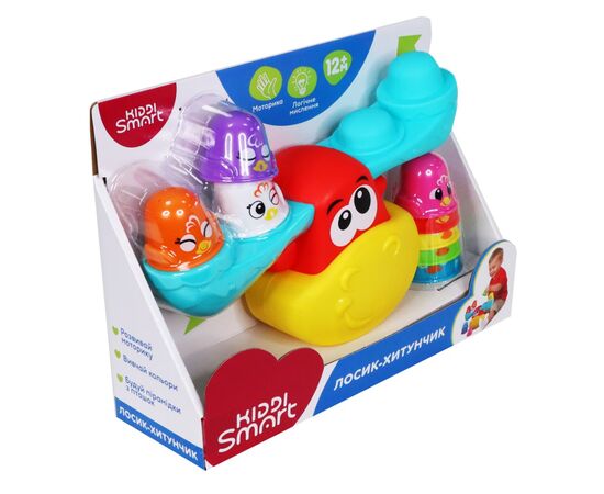 Развивающая игрушка Kiddi Smart балансир – Лосик-шаташка (4553-KS), изображение 5 Развивающая игрушка Kiddi Smart балансир – Лосик-шаташка (4553-KS), изображение 5