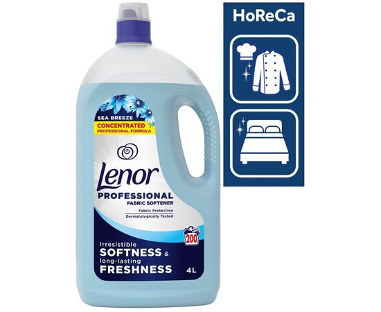 Кондиционер для белья Lenor Professional Морской бриз 4 л (8700216759885), изображение 3 Кондиционер для белья Lenor Professional Морской бриз 4 л (8700216759885), изображение 3