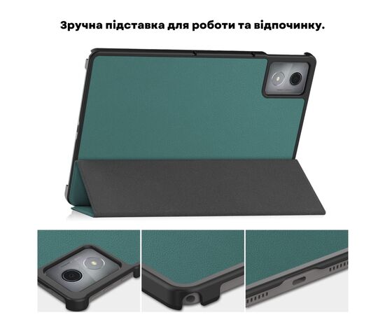 Чохол до планшета BeCover Smart Case Lenovo Idea Tab/K11 (2nd Gen) TB336/Xiaoxin Pad (2025) 11" Dark Green (714097), зображення 6 Чохол до планшета BeCover Smart Case Lenovo Idea Tab/K11 (2nd Gen) TB336/Xiaoxin Pad (2025) 11" Dark Green (714097), зображення 6