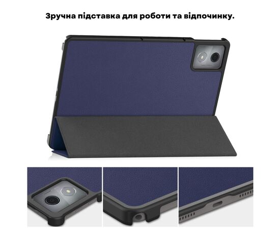 Чохол до планшета BeCover Smart Case Lenovo Idea Tab/K11 (2nd Gen) TB336/Xiaoxin Pad (2025) 11" Deep Blue (714096), зображення 6 Чохол до планшета BeCover Smart Case Lenovo Idea Tab/K11 (2nd Gen) TB336/Xiaoxin Pad (2025) 11" Deep Blue (714096), зображення 6