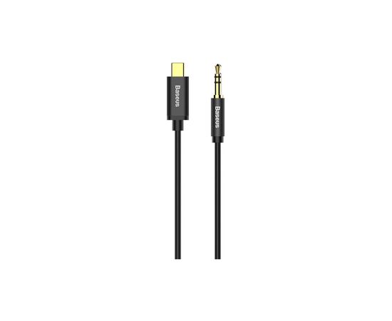 Кабель мультимедійний USB-C to 3.5mm M 1.2m black Baseus (CAM01-01), зображення 3 Кабель мультимедійний USB-C to 3.5mm M 1.2m black Baseus (CAM01-01), зображення 3
