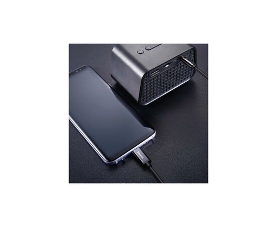 Кабель мультимедійний USB-C to 3.5mm M 1.2m black Baseus (CAM01-01), зображення 7 Кабель мультимедійний USB-C to 3.5mm M 1.2m black Baseus (CAM01-01), зображення 7