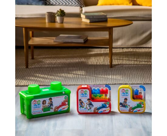 Конструктор Jelly Blox Сенсорный - В кейсе 2 в 1: строй-складывай (931693), изображение 3 Конструктор Jelly Blox Сенсорный - В кейсе 2 в 1: строй-складывай (931693), изображение 3