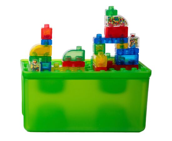 Конструктор Jelly Blox Сенсорный - В кейсе 2 в 1: строй-складывай (931693), изображение 4 Конструктор Jelly Blox Сенсорный - В кейсе 2 в 1: строй-складывай (931693), изображение 4