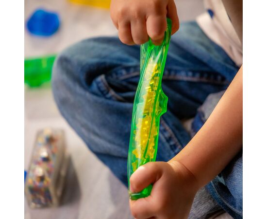Конструктор Jelly Blox Сенсорный - В кейсе 2 в 1: строй-складывай (931693), изображение 5 Конструктор Jelly Blox Сенсорный - В кейсе 2 в 1: строй-складывай (931693), изображение 5