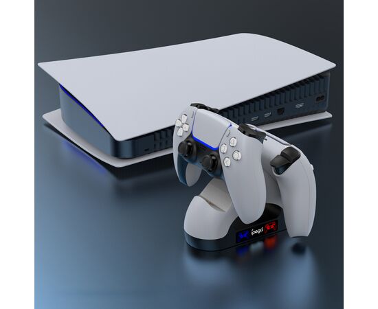 Зарядное устройство iPega PG-P5008 Для геймпадів PS5 (PG-P5008), изображение 5 Зарядное устройство iPega PG-P5008 Для геймпадів PS5 (PG-P5008), изображение 5