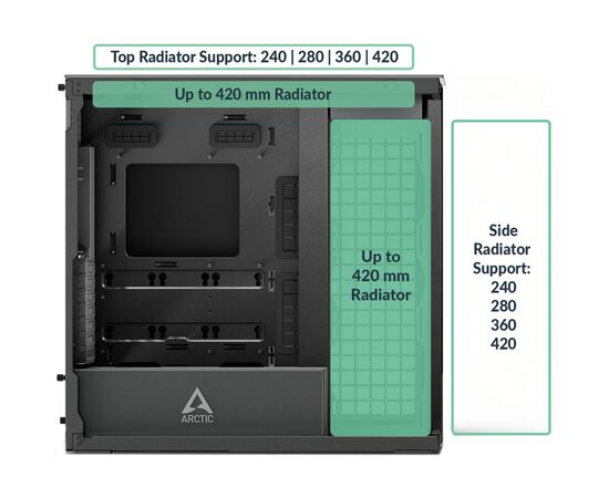 Корпус Arctic XTENDERVG B (ACPCC00019A), зображення 12 Корпус Arctic XTENDERVG B (ACPCC00019A), зображення 12
