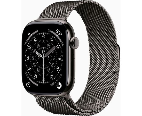 Смарт-часы Apple Watch Series 11 GPS + Cellular 46mm Slate Titanium Case with Slate Milanese Loop - M/L (MFD44RK/A) Смарт-часы Apple Watch Series 11 GPS + Cellular 46mm Slate Titanium Case with Slate Milanese Loop - M/L (MFD44RK/A)
