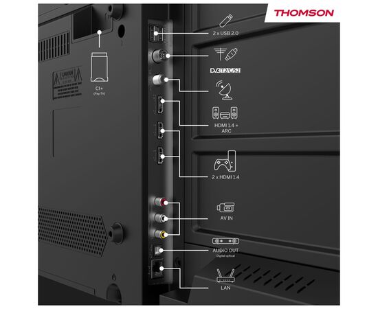 Телевизор THOMSON 43FQG3S15, изображение 2 Телевизор THOMSON 43FQG3S15, изображение 2