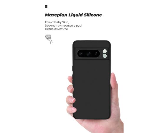 Чехол для мобильного телефона Armorstandart ICON Google Pixel 8 Pro Camera Cover Black (ARM89083), изображение 7
