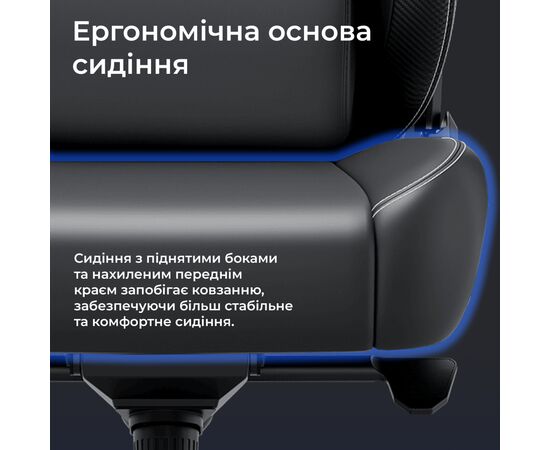Кресло игровое Anda Seat Kaiser 4 V2 PVC Size XL Black (AD12YDDC-XLL-20-B-PV/C-03), изображение 17 Кресло игровое Anda Seat Kaiser 4 V2 PVC Size XL Black (AD12YDDC-XLL-20-B-PV/C-03), изображение 17