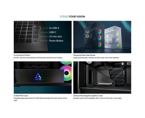Корпус Arctic XTENDERVG B (ACPCC00016A), изображение 11 Корпус Arctic XTENDERVG B (ACPCC00016A), изображение 11