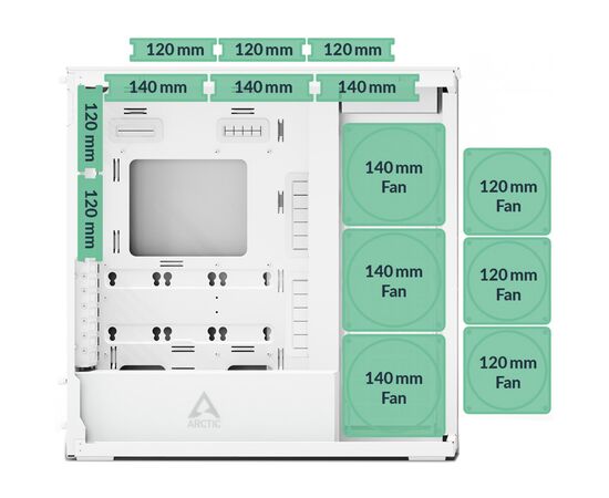 Корпус Arctic XTENDERVG W (ACPCC00017A), изображение 11 Корпус Arctic XTENDERVG W (ACPCC00017A), изображение 11