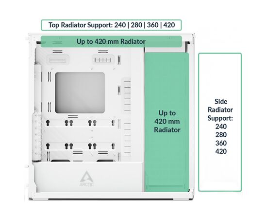 Корпус Arctic XTENDERVG W (ACPCC00017A), изображение 12 Корпус Arctic XTENDERVG W (ACPCC00017A), изображение 12