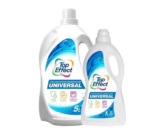 Гель для стирки Top Effect Universal 5 л (4820255111001), изображение 2 Гель для стирки Top Effect Universal 5 л (4820255111001), изображение 2