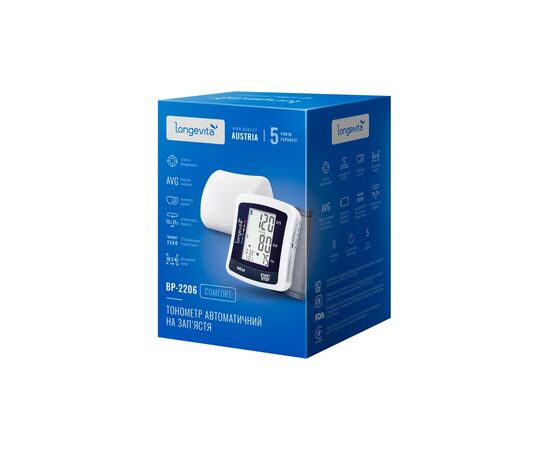 Тонометр Longevita BP-2206, изображение 6 Тонометр Longevita BP-2206, изображение 6