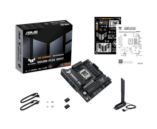 Материнская плата ASUS TUF GAMING B850M-PLUS WIFI7, изображение 7 Материнская плата ASUS TUF GAMING B850M-PLUS WIFI7, изображение 7