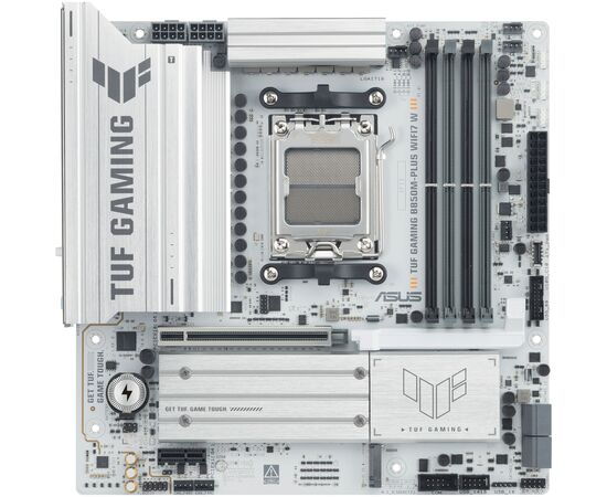 Материнская плата ASUS TUF GAMING B850M-PLUS WIFI7 W Материнская плата ASUS TUF GAMING B850M-PLUS WIFI7 W