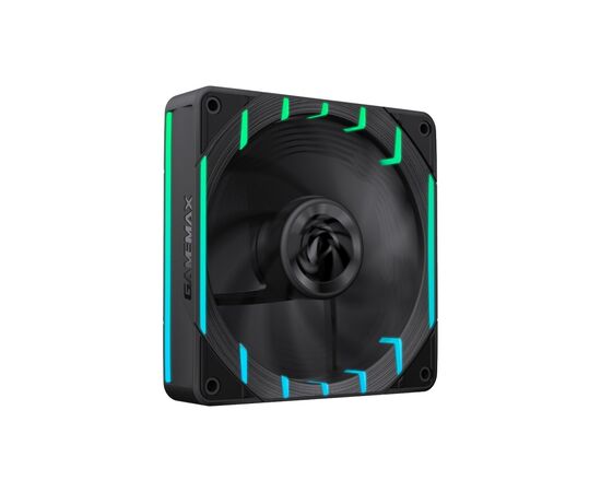Кулер для корпуса Gamemax Tornado T12 ARGB-R, изображение 2 Кулер для корпуса Gamemax Tornado T12 ARGB-R, изображение 2