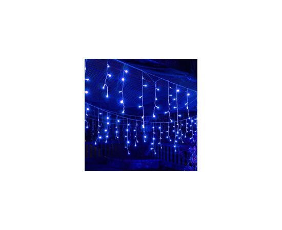 Гирлянда Voltronic Бахрома Blue 96 LED, 5х0,4 м, 8 режимів (RH-02-96/5/0,4/24B) Гирлянда Voltronic Бахрома Blue 96 LED, 5х0,4 м, 8 режимів (RH-02-96/5/0,4/24B)