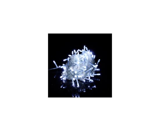 Гирлянда Voltronic 100 LED Діод White, 10 м., 8 режимів, прозора (Garl-100LED-10mW) Гирлянда Voltronic 100 LED Діод White, 10 м., 8 режимів, прозора (Garl-100LED-10mW)