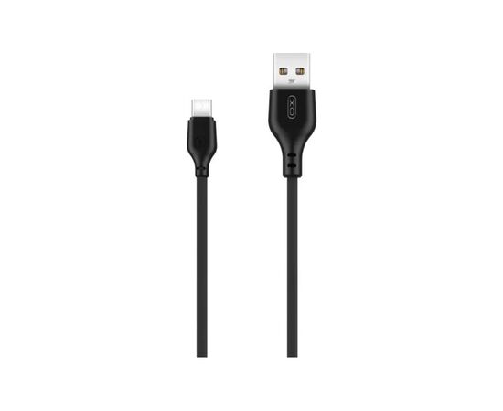 Дата кабель USB 2.0 AM to USB-C 1.0m 2.1A black XO (XO-NB-103-TC-1-BK) Дата кабель USB 2.0 AM to USB-C 1.0m 2.1A black XO (XO-NB-103-TC-1-BK)