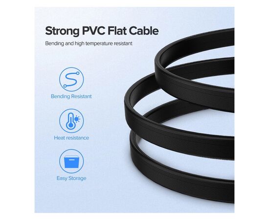 Кабель для передачи данных SATA 3 Data Cable 0.5m US217 Black Ugreen (30796), изображение 6 Кабель для передачи данных SATA 3 Data Cable 0.5m US217 Black Ugreen (30796), изображение 6