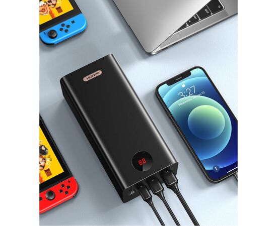 Батарея универсальная Romoss 60000mAh PEA60 22.5W Black (PEA60-152-2142 / 956432), изображение 6 Батарея универсальная Romoss 60000mAh PEA60 22.5W Black (PEA60-152-2142 / 956432), изображение 6