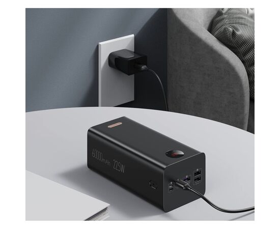 Батарея универсальная Romoss 60000mAh PEA60 22.5W Black (PEA60-152-2142 / 956432), изображение 7 Батарея универсальная Romoss 60000mAh PEA60 22.5W Black (PEA60-152-2142 / 956432), изображение 7