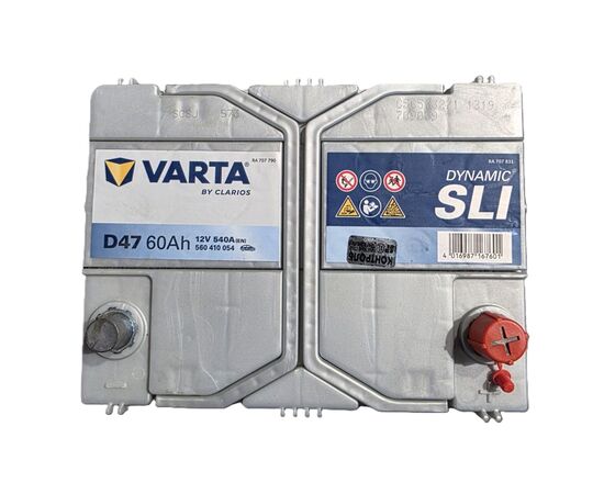 Аккумулятор автомобильный Varta Blue Dynamic 60Аh без нижн. бурта (560410054), изображение 2 Аккумулятор автомобильный Varta Blue Dynamic 60Аh без нижн. бурта (560410054), изображение 2