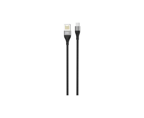 Дата кабель USB 2.0 AM to Micro 5P 1.0m 2.4A double-sided NB188 gray XO (6920680879717) Дата кабель USB 2.0 AM to Micro 5P 1.0m 2.4A double-sided NB188 gray XO (6920680879717)