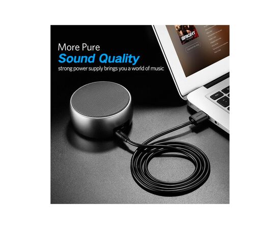 Кабель питания USB to DC 3.5mm 5V 1.0m black Ugreen (10376), изображение 6 Кабель питания USB to DC 3.5mm 5V 1.0m black Ugreen (10376), изображение 6