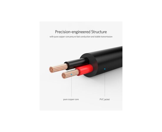 Кабель питания USB to DC 3.5mm 5V 1.0m black Ugreen (10376), изображение 9 Кабель питания USB to DC 3.5mm 5V 1.0m black Ugreen (10376), изображение 9