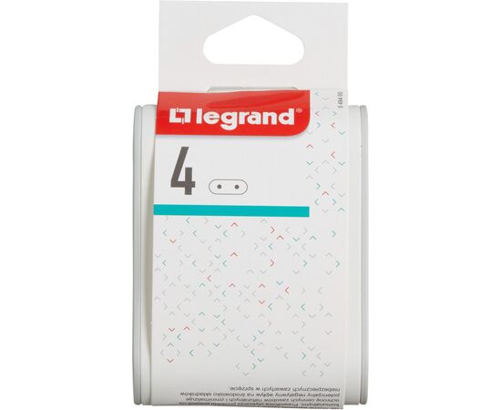 Сетевой разветвитель LEGRAND Стандарт 4х2К бічні розетки 6А Білий/Сірий (049400), изображение 5 Сетевой разветвитель LEGRAND Стандарт 4х2К бічні розетки 6А Білий/Сірий (049400), изображение 5