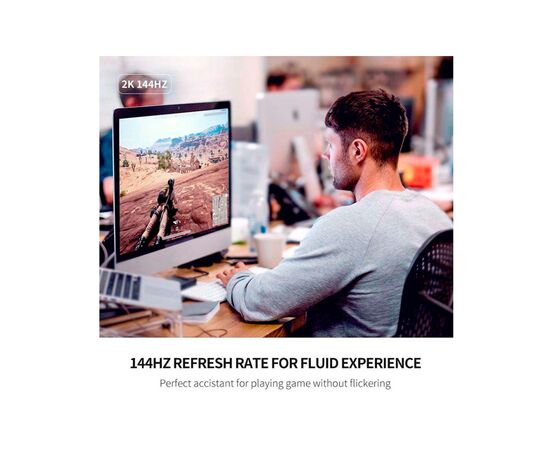 Кабель мультимедийный miniDisplayPort M to DisplayPort M 1.5m MD105 black Ugreen (10477), изображение 4