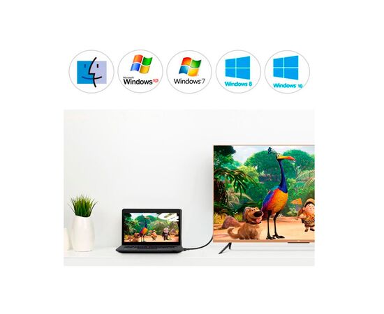 Кабель мультимедийный miniDisplayPort M to DisplayPort M 1.5m MD105 black Ugreen (10477), изображение 5