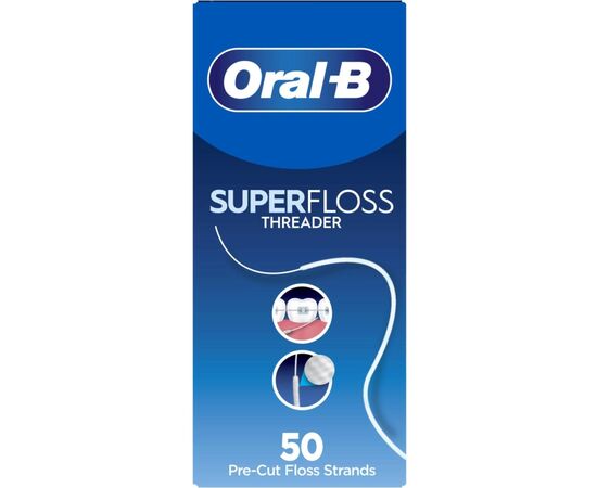 Зубна нитка Oral-B SuperFloss 50 шт. (8700216538961) Зубна нитка Oral-B SuperFloss 50 шт. (8700216538961)