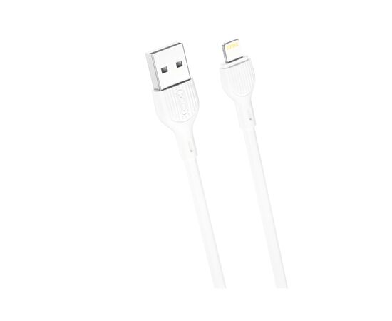 Дата кабель USB 2.0 AM to Lightning 2.0m 2.1A white XO (CB-200UL) Дата кабель USB 2.0 AM to Lightning 2.0m 2.1A white XO (CB-200UL)