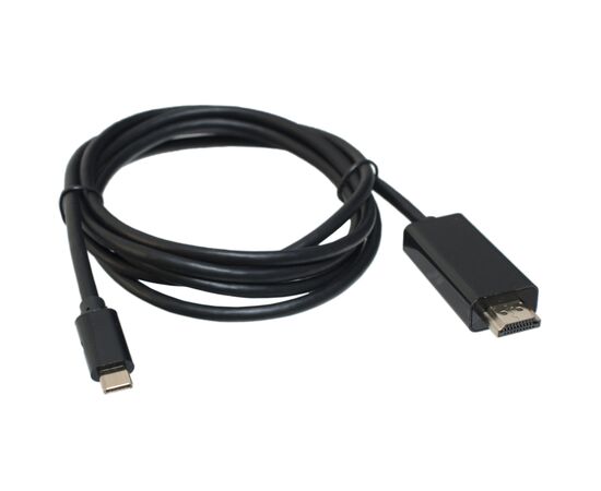 Кабель мультимедийный USB-C to HDMI M 1.8m black Patron (CAB-PN-TYPC-HDMI-1.8)