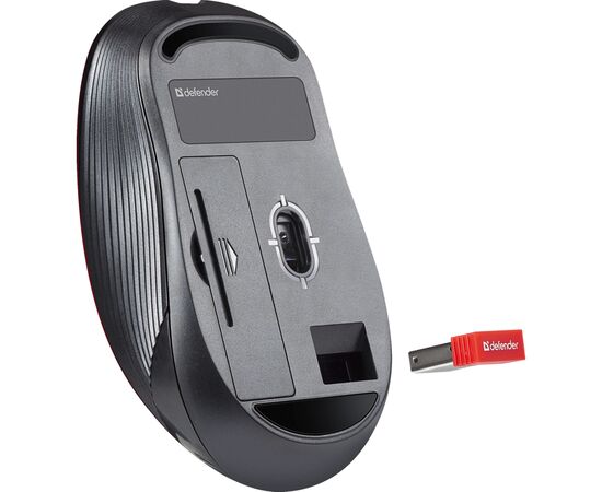 Мишка Defender Gassa MM-105 Wireless Red (52103), зображення 5 Мишка Defender Gassa MM-105 Wireless Red (52103), зображення 5