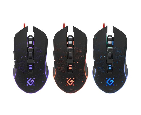 Мишка Defender Draglen GM-907 RGB USB Black (52907), зображення 4 Мишка Defender Draglen GM-907 RGB USB Black (52907), зображення 4