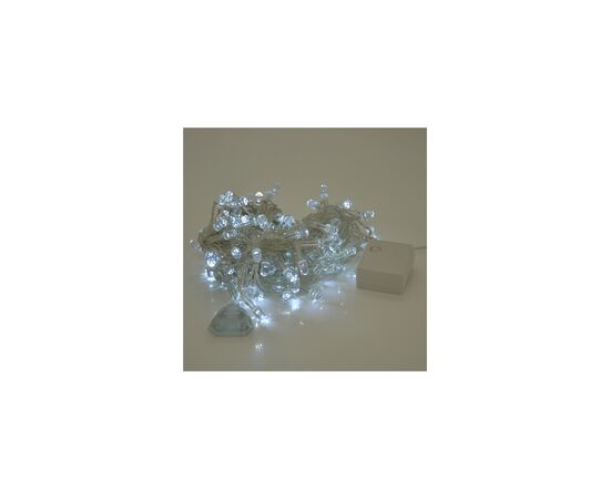 Гирлянда Voltronic Штора-Конус White 120LED, 8 режимів, 3х0,3 метра, прозора, BOX (DT-2025/S120SW), изображение 2 Гирлянда Voltronic Штора-Конус White 120LED, 8 режимів, 3х0,3 метра, прозора, BOX (DT-2025/S120SW), изображение 2