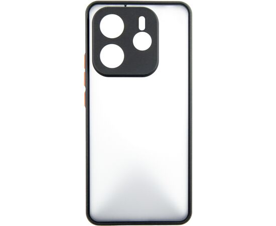 Чехол для мобильного телефона Dengos Xiaomi Redmi Note 14 4G Matte + glass (Black) (DG-KM-135), изображение 2 Чехол для мобильного телефона Dengos Xiaomi Redmi Note 14 4G Matte + glass (Black) (DG-KM-135), изображение 2