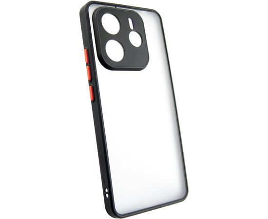 Чехол для мобильного телефона Dengos Matte Xiaomi Redmi Note 14 4G (Black) (DG-TPU-MATT-160), изображение 2 Чехол для мобильного телефона Dengos Matte Xiaomi Redmi Note 14 4G (Black) (DG-TPU-MATT-160), изображение 2