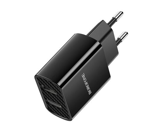 Зарядное устройство BOROFONE BA53A 2xUSB 10.5W black (6931474739131), изображение 4 Зарядное устройство BOROFONE BA53A 2xUSB 10.5W black (6931474739131), изображение 4