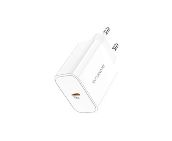 Зарядное устройство BOROFONE BA57A USB-C PD20W white (6931474745538), изображение 2 Зарядное устройство BOROFONE BA57A USB-C PD20W white (6931474745538), изображение 2